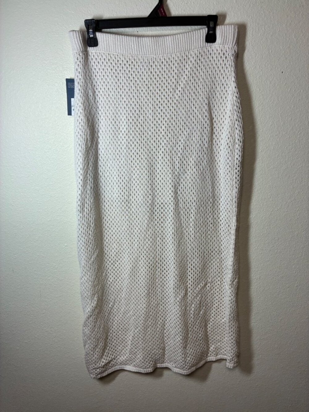 NWT Universal Thread Maxi Skirt Lined Knit Boho Cream Size Medium MSRP $30